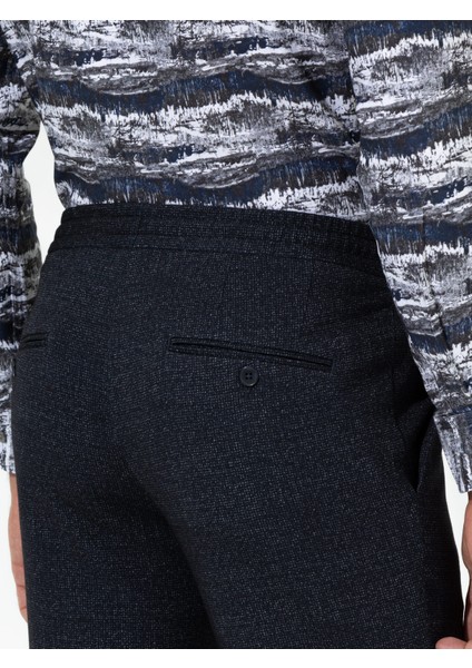 Erkek Lacivert Ex. Slim Fit Kumaş Pantolon 50256183-VR033
