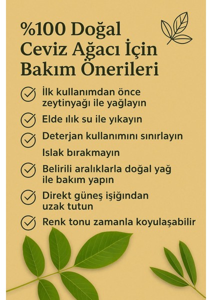 1 Adet 30 cm El Yapımı Ceviz Ağacı Mutfak Çatalı | %100 Doğal Ahşap Servis Gereci modelleri