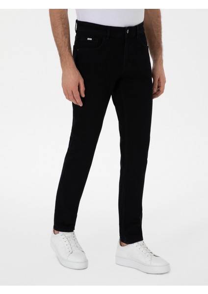 Erkek Siyah Slim Fit Pamuk Karışımlı Jean Pantolon 50310510-VR046 fiyatları