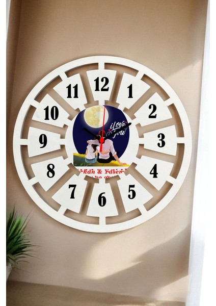 Sevgiliye Hediye Duvar Saati 40CM 042