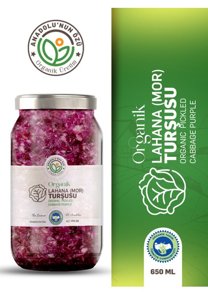 Lahana Turşusu (Mor) ''650gr''
