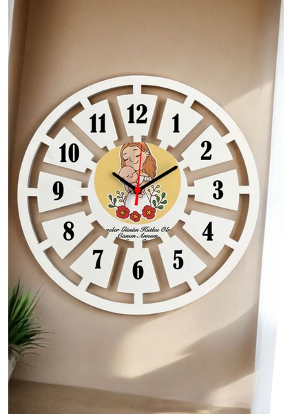 En Iyi Anneye Hediye Duvar Saati 40CM 002