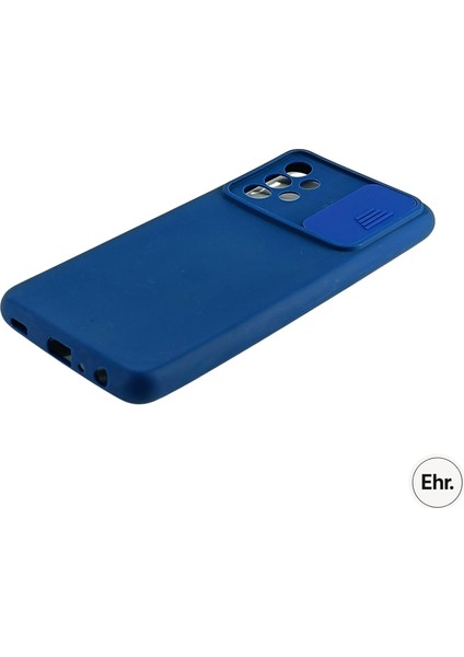 Samsung Galaxy A52 Uyumlu Kamera Sürgülü Mat Silikon Kılıf fırsatları