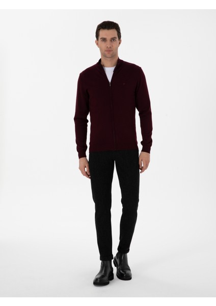 Erkek Siyah Slim Fit Kanvas Pantolon 50292627-VR046 fırsatları