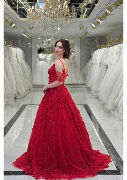 Kırmızı Yonca Nişanlık 8570-1 modelleri