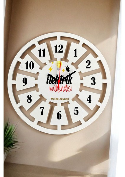 Elektrik Mühendisine Hediye Duvar Saati 40CM 001