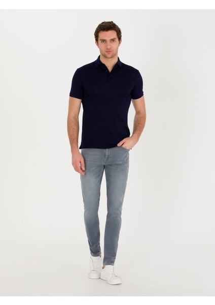 Erkek Açık Gri Slim Fit Jean Pantolon 50268663-DN0014