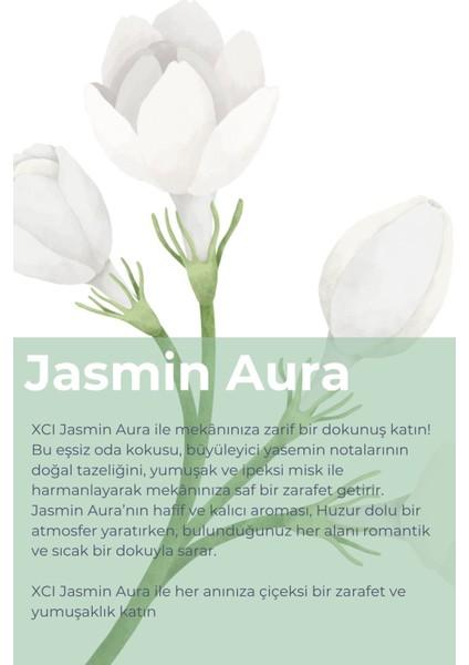 Xcı Jasmine Aura 150 ml Çubuklu Ortam Kokusu modelleri