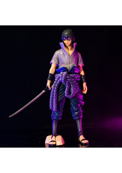 Naruto Figürü, Süper Büyük Dirençli Ikinci Nesil Sasuke, Ayakta Bıçak Tutan Shippuden Efsanesi, Yetişkin Sasuke (Yurt Dışından) modelleri