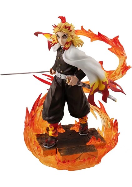 Demon Slayer: Kimetsu Yaiba Ateş Sütunu Figürü Megahouse Dekorasyonları Araf Kingshuro Model Heykeli (Yurt Dışından) modelleri