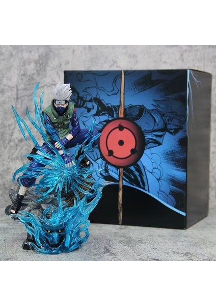Naruto Figürü On Yıllık Hundred Ninja Kakashi Chidori Mavi Özel Efekt Anime Model Süsleri (Yurt Dışından) fiyatları