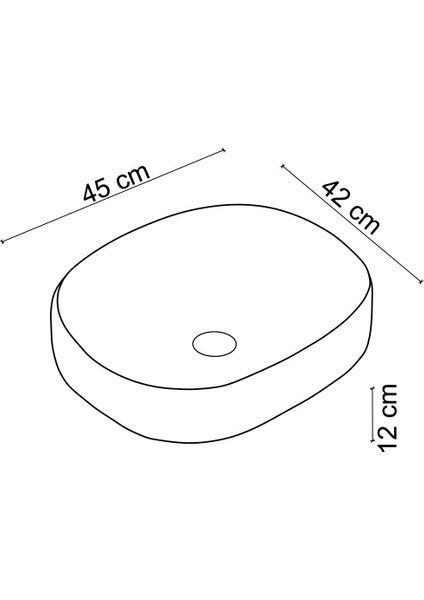 EY-4711MS Tezgah Üstü Lavabo Mat Siyah fiyatları