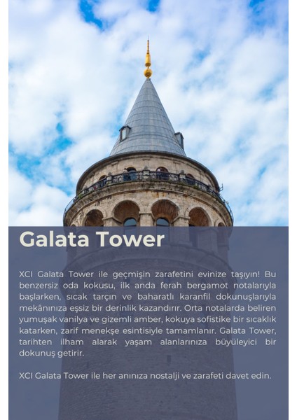 Xcı Galata Tower 100 ml Çubuklu Ortam Kokusu fırsatları