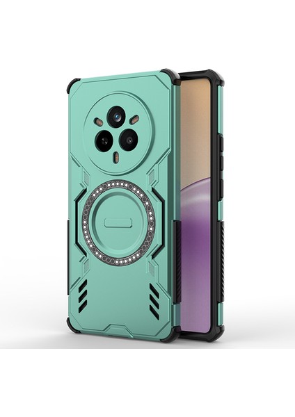 Oppo Realme 14 Pro 5g Manyetik Telefon Kılıfı, Güçlü Manyetik Isı Dağılımı Telefon Kılıfı Kapağı Oppo Realme 14 Pro 5g (Yurt Dışından)