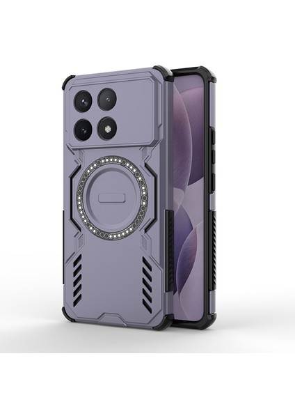 Xiaomi Redmi K70E Manyetik Telefon Kılıfı, Güçlü Manyetik Isı Dağılımı Telefon Kılıfı Kapağı Xiaomi Redmi K70E (Yurt Dışından)