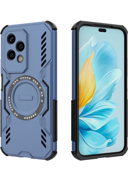 Huawei Honor 200 Lite Manyetik Telefon Kılıfı, Güçlü Manyetik Isı Dağılımı Telefon Kılıfı Kapağı Huawei Honor 200 Lite (Yurt Dışından)