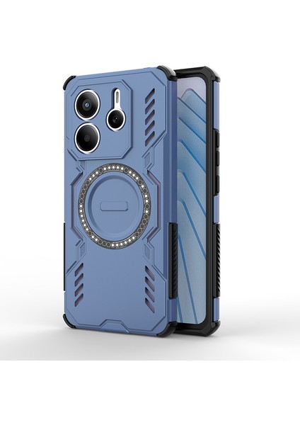 Xiaomi Redmi Note 14 4g Manyetik Telefon Kılıfı, Güçlü Manyetik Isı Dağılımı Telefon Kılıfı Kapağı Xiaomi Redmi Note 14 4g (Yurt Dışından)