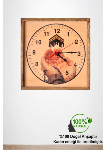 Tasarım Doğal Ahşap Saat