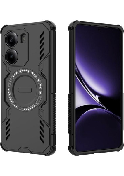 Xiaomi Redmi Note 14 Pro 5g Manyetik Telefon Kılıfı, Güçlü Manyetik Isı Dağılımı Telefon Kılıfı Kapağı Xiaomi Redmi Note 14 Pro 5g (Yurt Dışından)