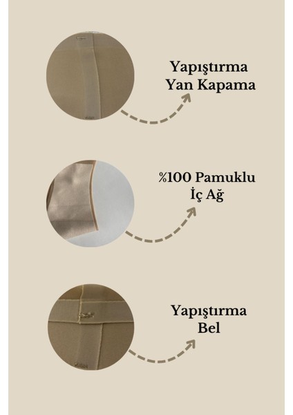 Kadın Yapıştırma Lazer Kesim Külot - KTS4055 fiyatları