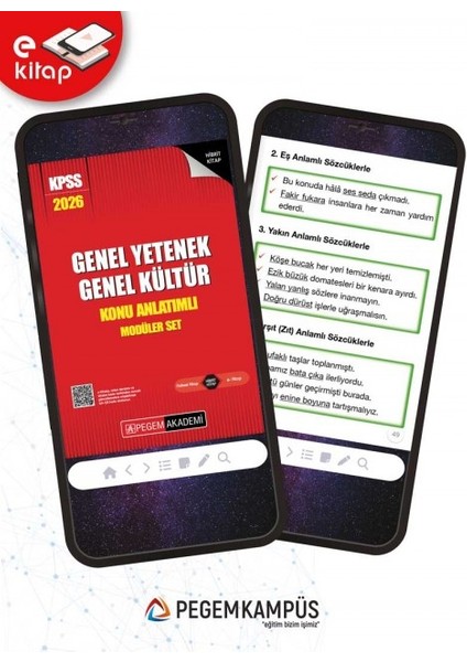 2026 Kpss Genel Yetenek Genel Kültür Konu Anlatımlı Modüler E-Kit fiyatları
