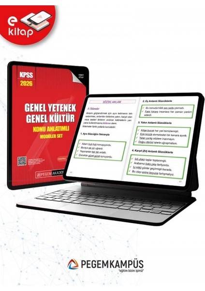 2026 Kpss Genel Yetenek Genel Kültür Konu Anlatımlı Modüler E-Kit modelleri