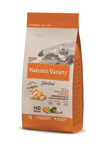 N.v.cat No Graın Sterılızed Free Range Chıcken 7kg