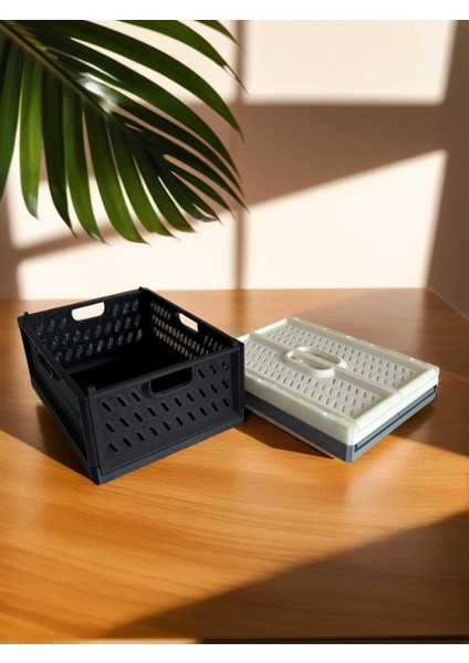 Katlanabilir ve Içiçe Geçebilen Mini Saklama Kutusu - Katlanabilir Kasa - Organizer modelleri