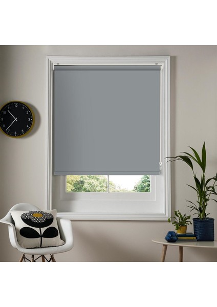 Ithal Kalın Koyu Gri Zebra Stor Güneşlik Perde Etek Dilimsiz(Alüminmyumkasa) modelleri