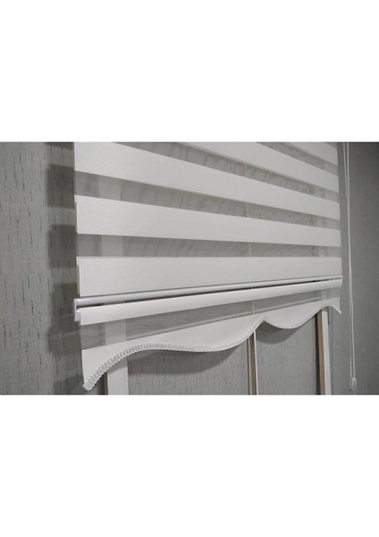Bambu Beyaz Zebra Perde Etek Dilimli Hediye (Alüminyum Kasa) fiyatları