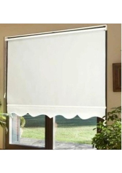 Ekru Stor Zebra Güneşlik Perde .eteği Dilimli ,ithal Kumaş , Alüminyum Kasa Metal Ayak. fiyatları