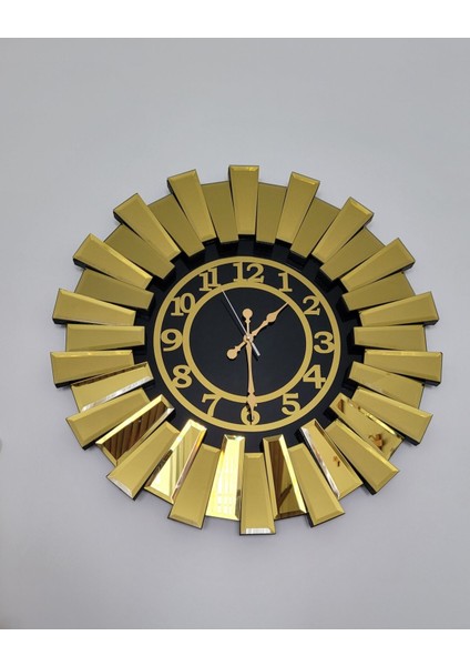 Modern-Şık Gold Aynalı Duvar Saati modelleri
