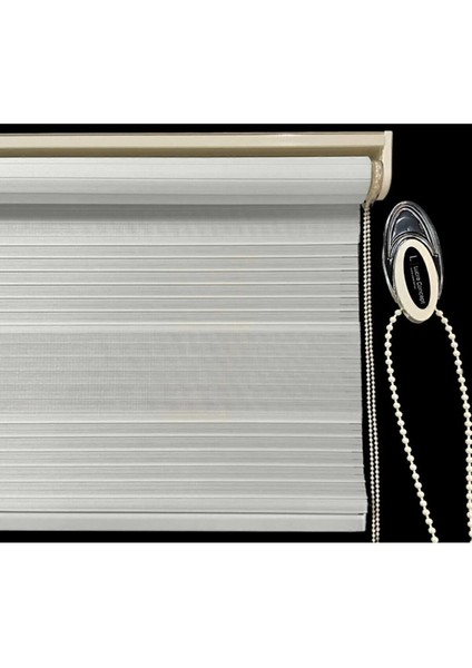 Plisei Zebra Perde Ekru(Alüminyum Kasa ) fırsatları