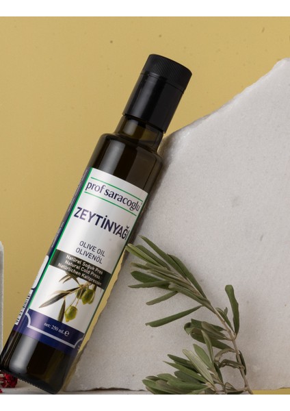 Saf ve Doğal Soğuk Sıkım Zeytinyağı 250 ml