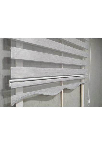 Bambu Gri Zebra Perde Etek Dilimli Hediye (Alüminyum Kasa) fiyatları