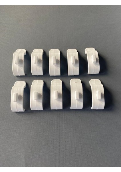 Zebra Stor Perde 10 'lu Plastik Korniş Montaj Aparatı