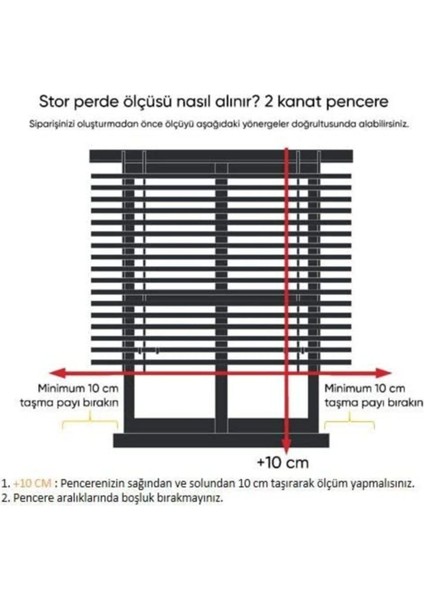 Ekru Güneşlik Stor Perde Etek Dilimli Stor Perde