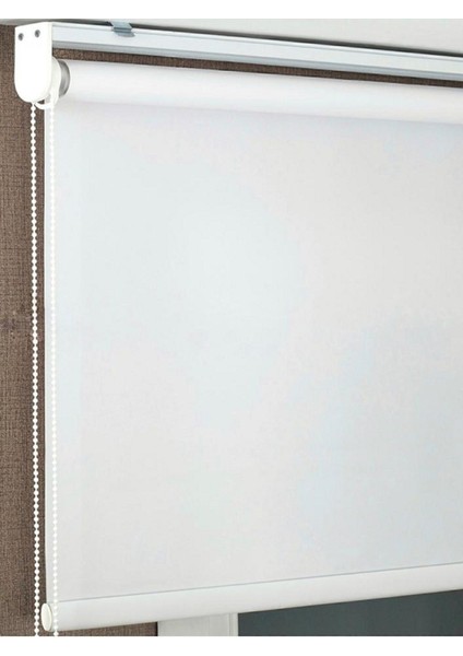 Ithal Kalın Beyaz Zebra Stor Güneşlik Perde Etek Düz Alüminyum Kasa, Metal Ayak fiyatları