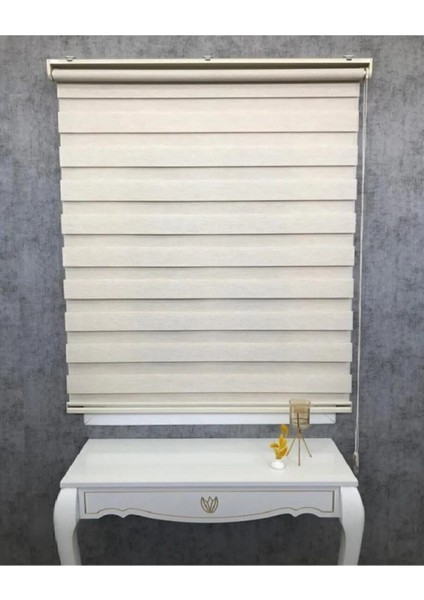 Sütlü Kahve Bambu Stor Zebra Perde Orta Kalınlıkta 140 x 260 cm Pilesiz fiyatları