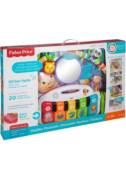 Delüks Piyanolu Jimnastik Merkezi Eğlenceli Tasarım ile Çocuklar için Oyun Alanı
