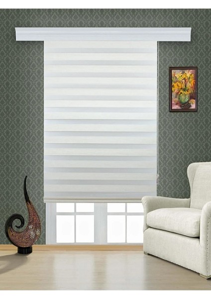 Stor Perde Krem Ithal Oygusuz