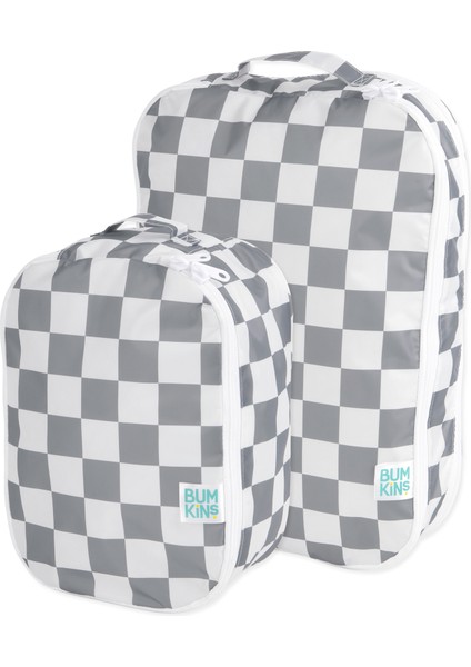 Düzenleyici Çanta Seti - Charcoal Check