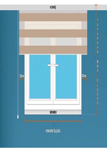 Ithal Kalın Siyah Beyaz Zebra Stor Güneşlik Perde Etek Dilimsiz(Alüminyum Kasa Metal Ayak) fırsatları