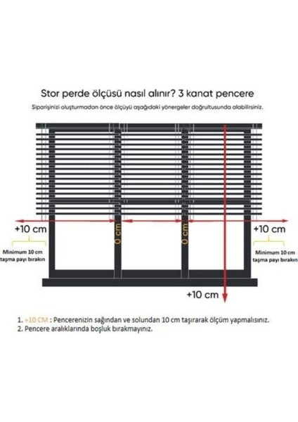 Ekru Güneşlik Stor Perde Etek Dilimli Stor Perde