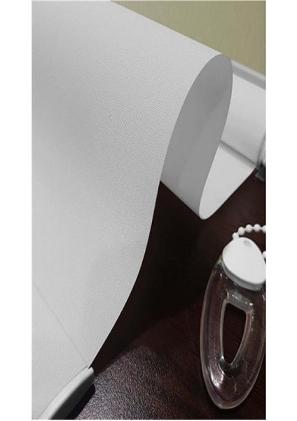 Beyaz Etek Dilimli Stor Perde MS12000 fiyatları