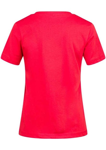 Alone Baskılı V Yaka Kadın T-Shirt 403