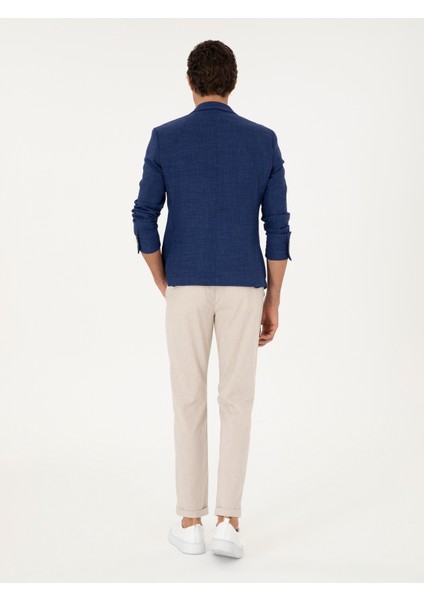 Erkek Bej Carrot Fit Kanvas Pantolon 50285526-VR011