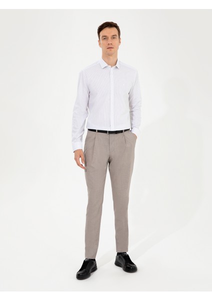 Erkek Bej Kumaş Pantolon 50255180-VR011 modelleri