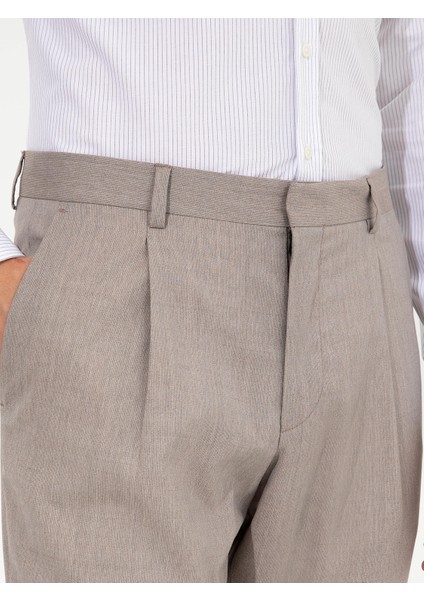 Erkek Bej Kumaş Pantolon 50255180-VR011 indirimleri