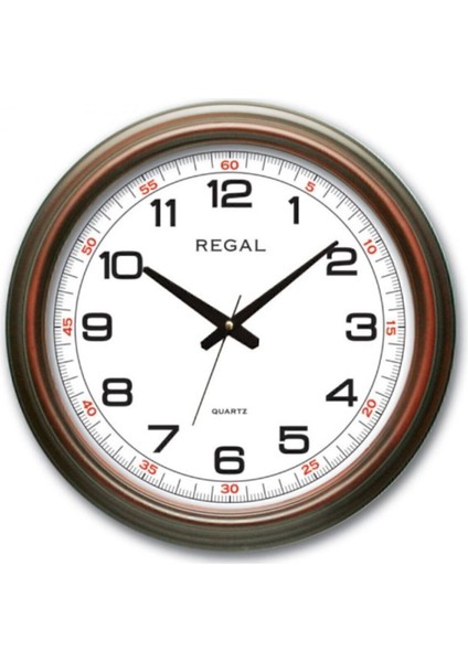 9108 Awv1 Ahşap Renkli Duvar Saati